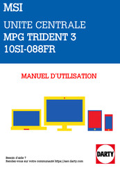 MSI Trident B932 10SI-088FR Manuel D'utilisation