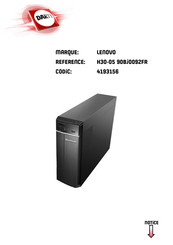 Lenovo H30-05 Guide D'utilisation