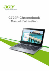 Acer C720P Chromebook Manuel D'utilisation