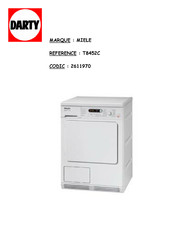 Miele T 8452 C Mode D'emploi