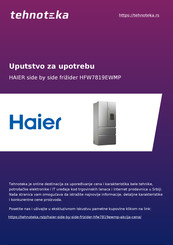 Haier HFW537EP Manuel D'utilisation