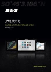 B&G Zeus S Guide D'utilisation