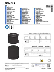 Siemens SIRIUS 8WD44 Série Instructions De Service Originales