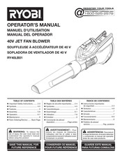 Ryobi RY40LB01 Manuel D'utilisation