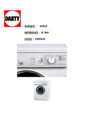 Miele Novotronic W 864 Mode D'emploi