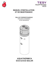 TESY AquaThermica ECO Manuel D'installation Et De Maintenance