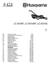 Husqvarna LC 551VQ Manuel D'utilisation