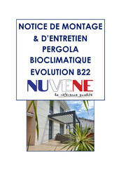 Nuvene EVOLUTION B22 Notice De Montage Et D'entretien