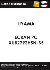 Iiyama ProLite XUB2792HSN Mode D'emploi