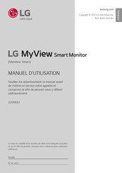 LG MyView 32SR83U Manuel D'utilisation