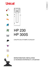 Unical HP 300S Instructions Pour L'installateur