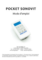 NEW AGE POCKET SONOVIT Mode D'emploi