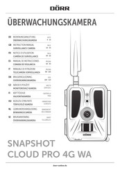 Dörr SNAPSHOT CLOUD PRO 4G WA Notice D'utilisation