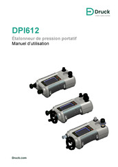 Baker Hughes Druck DPI612 Manuel D'utilisation