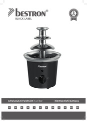 Bestron BLACK LABEL ACF300 Manuel D'instructions