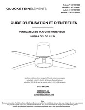 Gluckstein Elements 38710-HBC Guide D'utilisation Et D'entretien