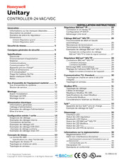 Honeywell Unitary UN-RS0844ES24NMC/D Manuel D'utilisation