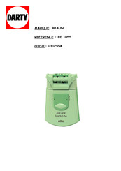 Braun Silk-epi SuperSoft Plus EE 1055 Manuel D'utilisation