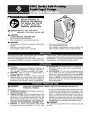 Franklin Electric FMIG Serie Instructions D'installation