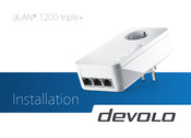 Devolo dLAN 1200 triple+ Manuel D'installation