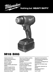 Milwaukee M18 BHG-0 Notice Originale