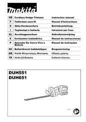 Makita DUH551Z Manuel D'instructions