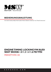 MSW Motor Technics MSW-ETT-VW-118 Manuel D'utilisation