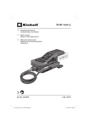 EINHELL 4419370 Mode D'emploi