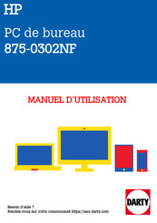 HP 875-0302NF Manuel De L'utilisateur