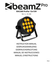 Beamz Pro 151.356 Manuel D'instructions