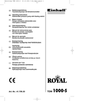 Einhell Royal 41.709.30 Mode D'emploi