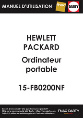 HP 15-FB0200NF Manuel De L'utilisateur