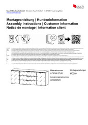 Rauch MD209 Notice De Montage
