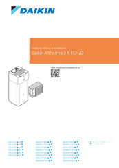 Daikin Altherma 3 R ECH2O EBSHB16P30D Serie Guide De Référence Installateur