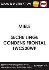 Miele TWC220WP Mode D'emploi