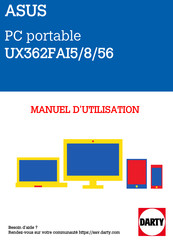 Asus UX362FAI5/8/56 Manuel Électronique