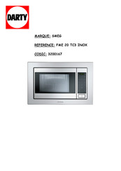 Smeg FME 20 TC3 Instructions D'utilisation