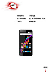 Archos 50 TITANIUM Manuel D'utilisation