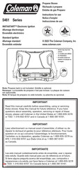 Coleman 5461 Serie Notice D'emploi