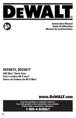 DeWalt DCCS672 Guide D'utilisation