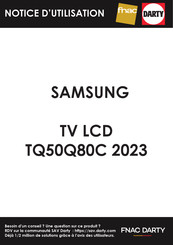 Samsung TQ50Q80C Manuel D'utilisation