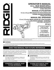 RIDGID R71211 Manuel D'utilisation