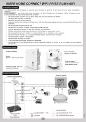 IKEPE HOME CONNECT WIFI-PRISE RJ45+WIFI Mode D'emploi