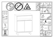 Xxxlutz HIGHBOARD S572-KOM2D1S Instructions De Montage