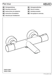 KEUCO Plan blue 53920 372001 Instructions D'installation