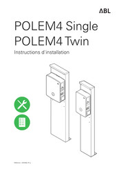 ABL POLEM4 Twin Instructions D'installation