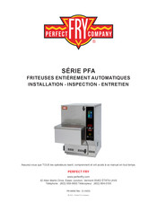 PERFECT FRY COMPANY PFA Série Installation-Emploi-Entretien