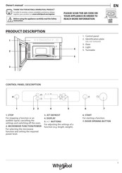 Whirlpool AMW423IX Manuel Du Propriétaire