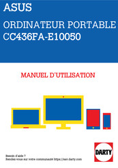 Asus C436FA-E10050 Manuel Électronique