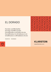 Klarstein EL DORADO Mode D'emploi